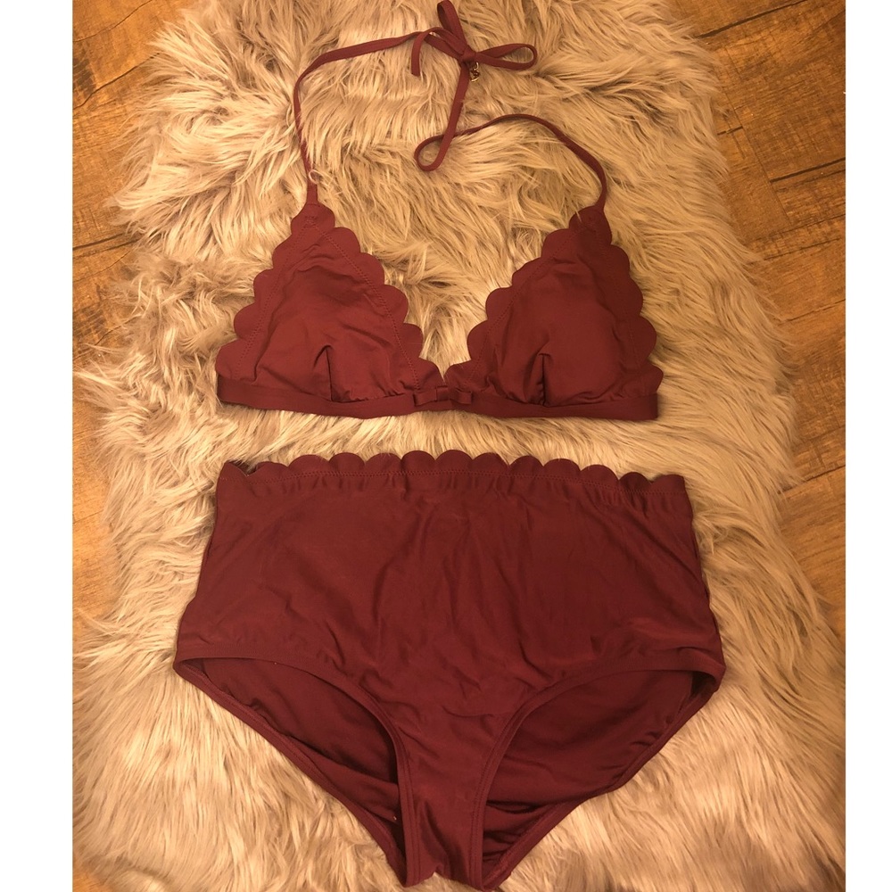 NWOT Kate Spade High Waisted Bikini